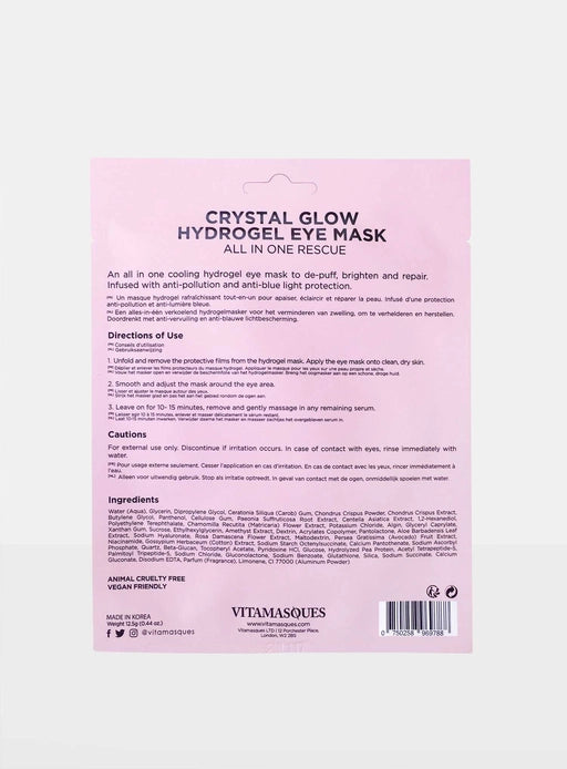 Crystal Glow Hydrogel Repairing Eye Mask